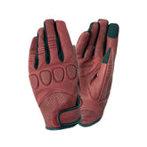 Guanti GIG PRO, un guanto estivo in pelle con compatibilità touch screen. Colore Burgundy Red. Di TUCANO URBANO.